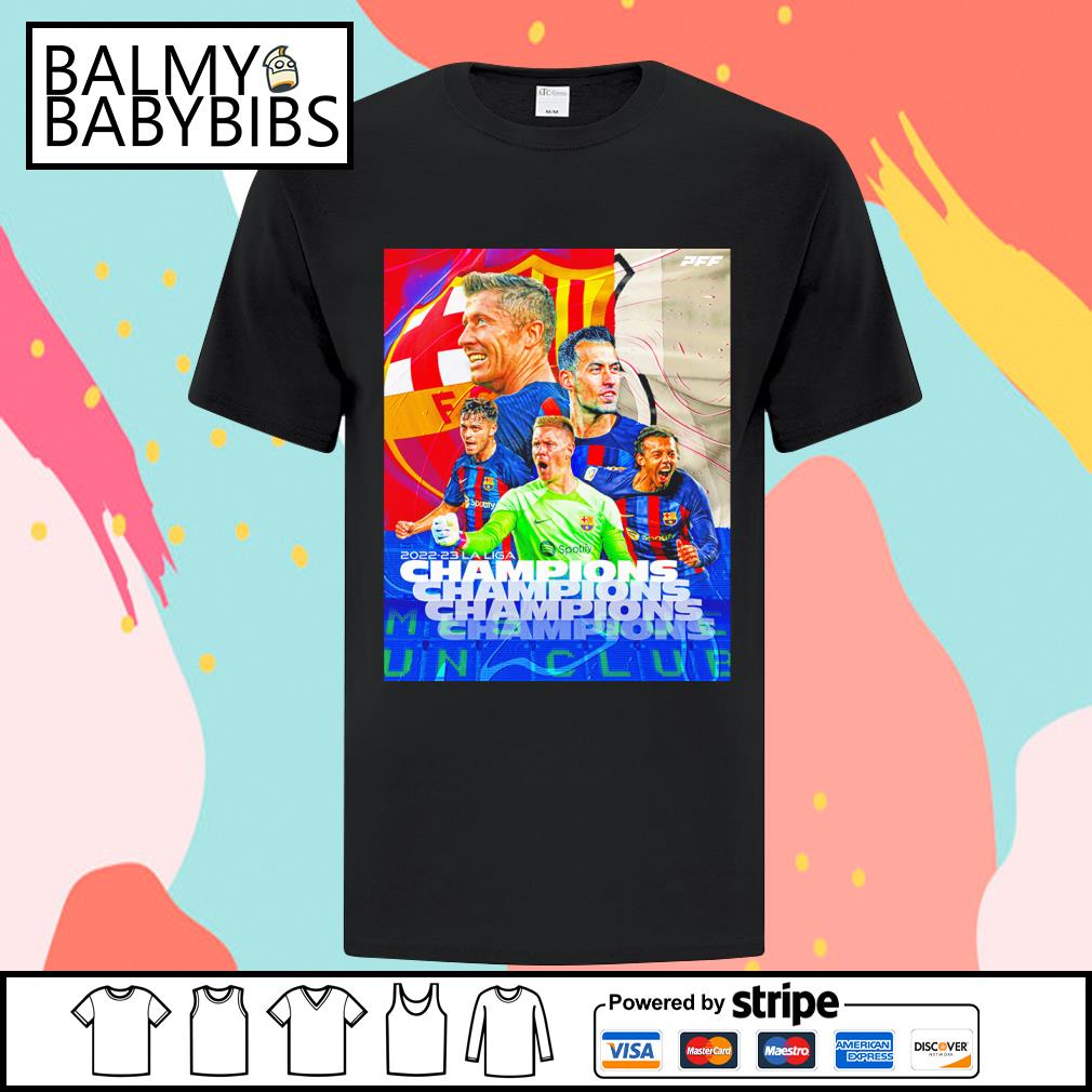 Congrats Barcelona Champions Of La Liga 2022-23 All Over Print